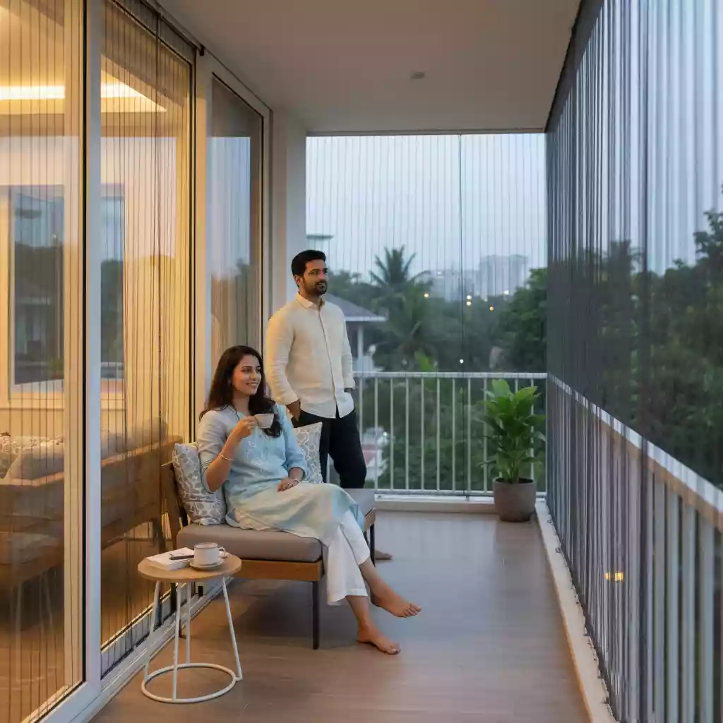 Pleated Mesh for Windows
